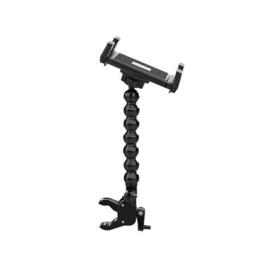 Imagem de predolo Suporte para celular com pedestal de microfone, clipe para pedestal de microfone, prático, universal, compacto, ajustável e com rotação de 360°, ideal