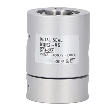 Imagem de WALFRONT Conector Giratório Pneumático Espiral de Liga de Alumínio de Alta Velocidade Junta Rotativa de 360 ​​graus para Máquinas de Impressão de Centros CNC (MQR2-M5)