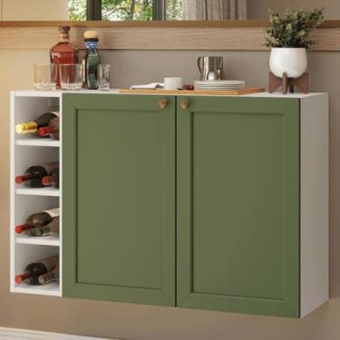 Imagem de Buffet Aparador com Adega 100cm 2 Portas Vik Madesa 16 B