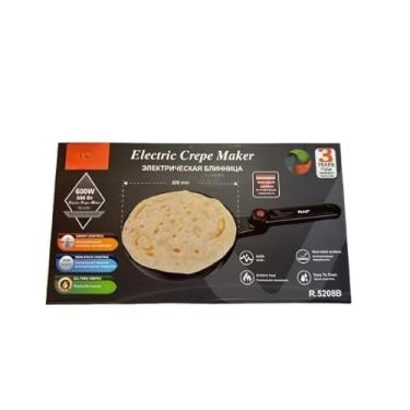 Imagem de Panquequeira Elétrica 220v Tapioqueira Crepioca Omeleteira(preto)