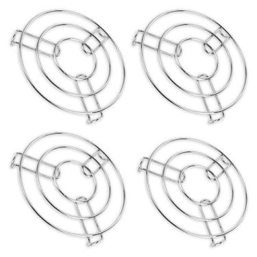 Imagem de Jogo com 4 Descansos de Panela Redondo em Ferro 19,5cm