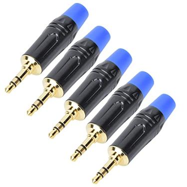 Imagem de Cocoarm 6.35mm Cabo de Áudio Jack Plug 3.5mm Macho Banhado a Ouro Conector de Liga de Zinco Com Casca Robusta de Metal Fundido para Cabo AUX de Fone de Ouvido DIY