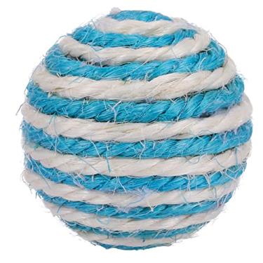 Imagem de LUGU Gato Brinquedo Sisal Bola 5 CM Gato Risco Chew Brinquedo Interativo para Gato Gatinho Pet