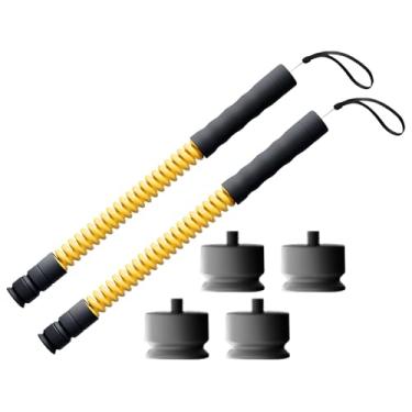 Imagem de Cordas de Batalha Sem Fio - Equipamento De Treino Para Ginásio - 2 Peças De Cordas De Treino Ajustáveis,Para Atletas, Boxeadores, Fisiculturistas, Homens, Mulheres, Jovens, Iniciantes