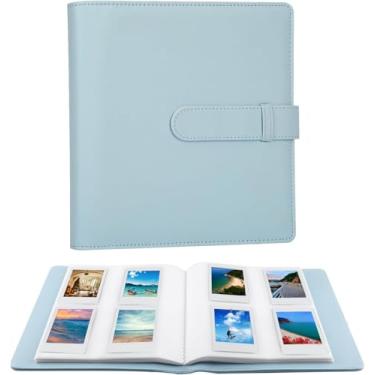 Imagem de Ruibytree Álbum De Fotos Bolso Com 256 Polaroid Compatível Câmeras Fujifilm Instax Mini Liplay, 12, 11, 9, 8, 40 Evo, 7S Instant E Polaroids Snap Touch, Pic-300, Z2300, Mint Zip (Azul)
