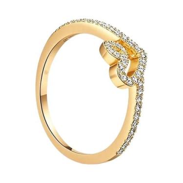 Imagem de Conjunto De Anéis De Casamento Princesa Coração Mickey Minnie Em Prata