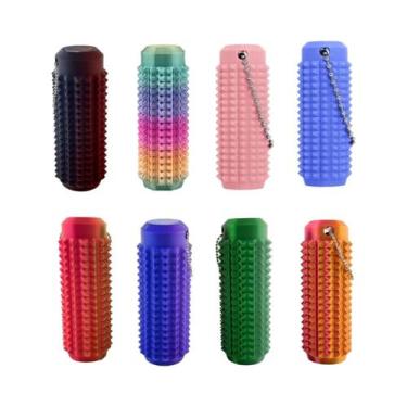 Imagem de Brinquedo Sensorial Antiestresse Para Adultos, Chaveiro Com Espinhos, 