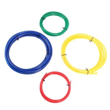 Imagem de Zerodis Kit Dobrador de Tubo de Cobre para Ar Condicionado, 4 Unidades, Cortadores de Vergalhão e Dobradores, Tiras de Dobra PE de 13 Pés para 1/4 3/8 1/2 5/8 Polegadas, Tubo Com Código de Cores,