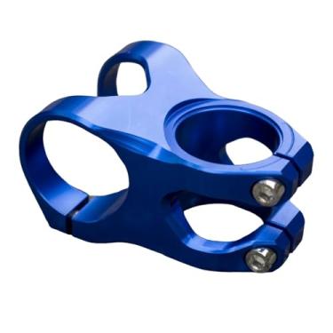 Imagem de Mesa de guidão curta para MTB 31,8x35mm em liga de alumínio para bicicletas de corrida, downhill e estrada.(Blue)