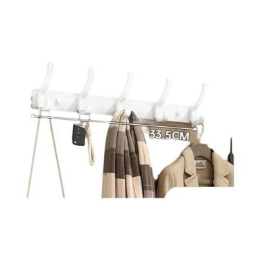 Imagem de Suporte De Toalha De Alumínio Montado Na Parede, Cabideiro Para Porta 