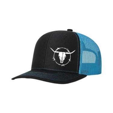 Imagem de Boné De Beisebol De Malha Com Estampa De Cabeça De Touro Para Esportes