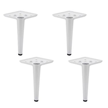 Imagem de TRGCJGH Pernas de sofá pernas de metal para móveis sofá pernas de reposição perfeito para sofá cama mesa de centro conjunto de 4, D-6,7 polegadas