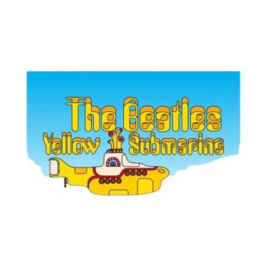 Imagem de Pintura Em Tela Com Desenho Dos Beatles Em Um Submarino, Decoração Par