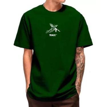Imagem de Camiseta Masculina Oversized Camisa Streetwear Trace Angel 100% Algodã