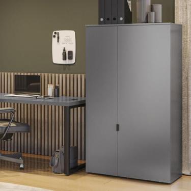 Imagem de Armário Alto Kappesberg 2 Portas Office Platinum 91cm