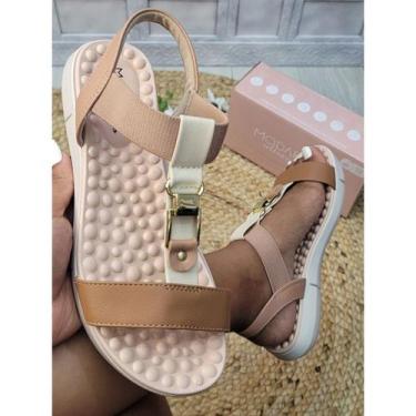 Imagem de Sandália Verde Caramelo Modare Ultra Conforto Feminina, Caramelo, 36