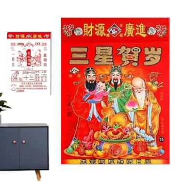 Imagem de Calendário de parede de cavalo 2026 - planejador diário de tradicional, calendário de parede tradicional de ano de cavalo, para agendamento, agendamento, escritório, escola, apartamento, ano