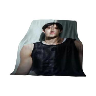 Imagem de Cobertor De Flanela 3D Bang Chan Stray Kids Kpop, Macio E Quente Para 