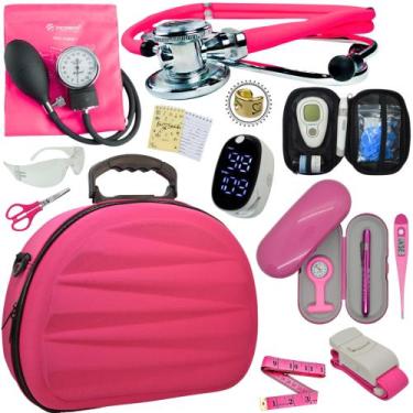 Imagem de Kit Enfermagem Maleta Medica Super Luxo Completa Promocao - Love Saude