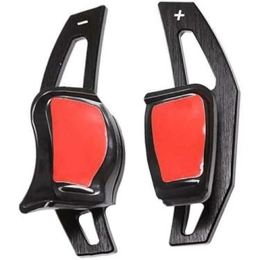Imagem de YONGHONG para Golf 5 Golf 6 MK5 MK6 GTI R32 R R20 Alumínio volante DSG Paddle ExtensãoYONGHONG Black BH-9