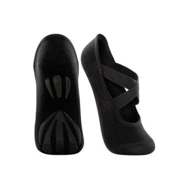 Imagem de Meia Sapatilha Lupo 04942-006 Pilates Algodão T. 33/36 37/40, 33/36, 9