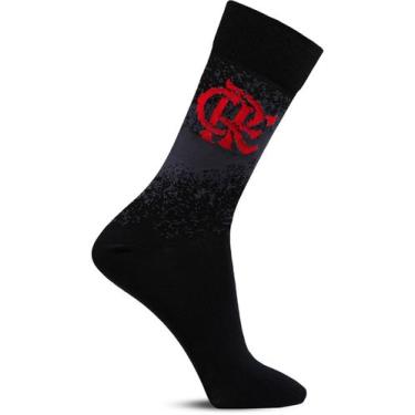 Imagem de Meia Casual Flamengo Rikam 73200.MA Unissex Oficial Algodão T. 38/43, 