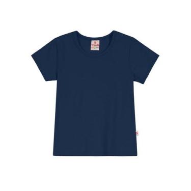Imagem de Blusa infantil menina em cotton Brandili-Azul, 14, Azul