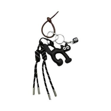 Imagem de Chaveiro Em Forma De Gato De Couro Fofo, Charmoso Para Carro, Bolsa, A