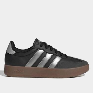 Imagem de Tênis Adidas Barreda Feminino, Preto, Prata, 36