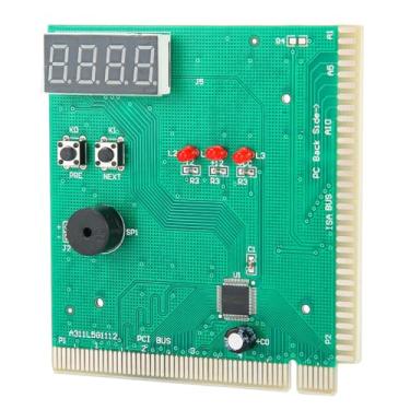 Imagem de Luqeeg Placa de Diagnóstico da Placa-mãe PCI, Testador Estável de 4 Dígitos para Falhas Rápidas de Computador Com Função de Relatório de Som para Profissionais de TI