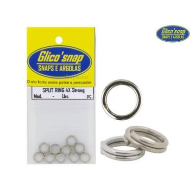 Imagem de Argola Split Ring 4x Strong Glico Snap - 10 Unidades