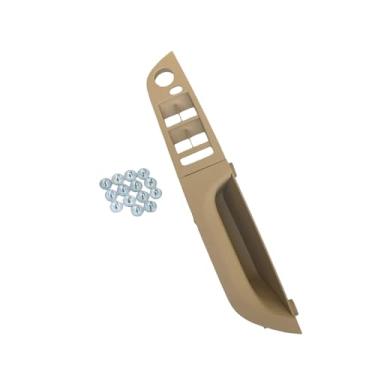 Imagem de Compatível com BMW Série 3 E90 E91 316 318 320 325 328i RHD Motorista da mão direita Porta interna do carro Apoio de braço Interruptor da janela Painel de substituição(Beige 37.5 Low-end)