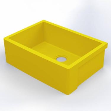 Imagem de Cuba Akkor Farm Sink Fazenda Ssm - 60X40X20Cm - Amarela