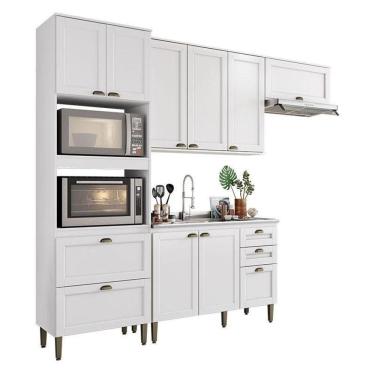Imagem de Cozinha Modulada Classy Composição 7 Branco - Thb