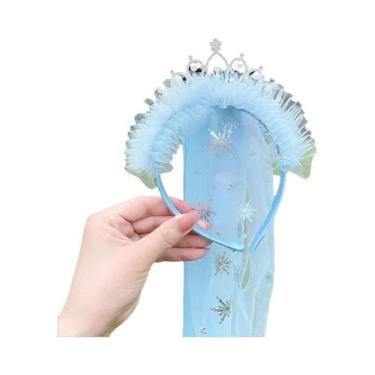 Imagem de Tiara De Cabelo Trançada Da Princesa Elsa Rapunzel Para Crianças, Aces