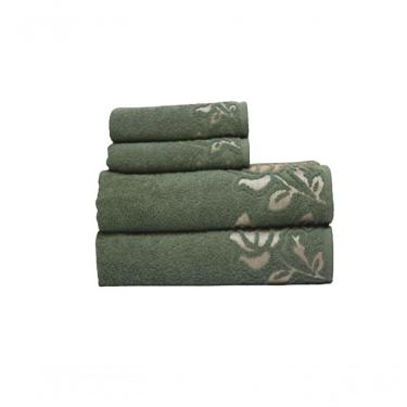 Imagem de Jogo De Toalha Banhão 4 Peças Guadalupe Verde