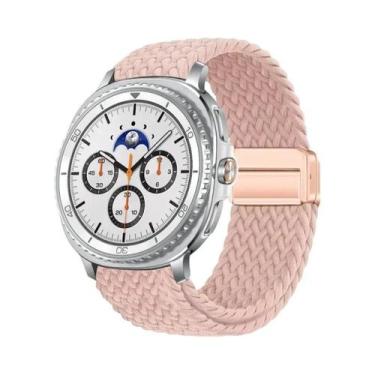 Imagem de Pulseira Magnética De Nylon Trançado Solo Loop De 40mm 44mm 46mm Para 