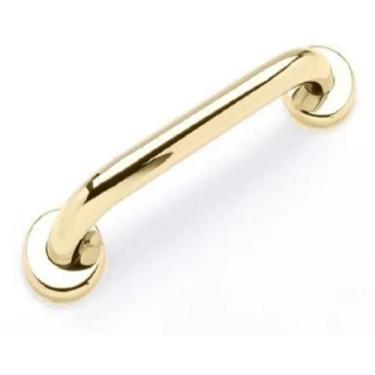 Imagem de Barra De Apoio Idosos E Deficientes 60cm Latão Dourado - Edmetal