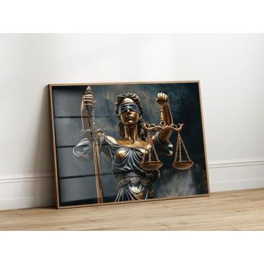 Imagem de Quadros Decorativos com Moldura Acrilico Cristal  Escritorio Advocacia