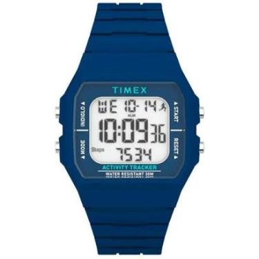 Imagem de Relógio Timex Digital Contador de Passos Azul TW5M55700-Unissex
