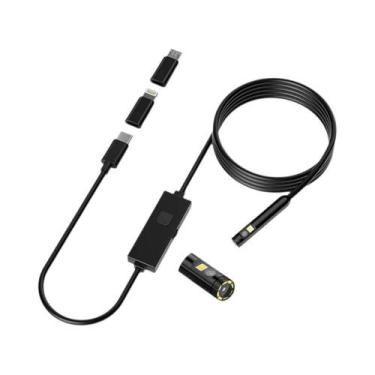 Imagem de Endoscópio À Prova d'Água TYPE-C Com Câmera Dupla E Sonda USB De 8MM C
