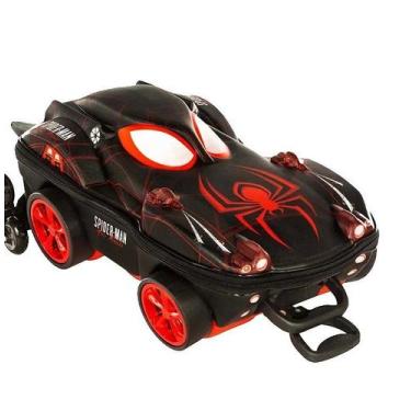Imagem de Mochila Escolar Homem Aranha com 03 Rodinhas Maxtoy