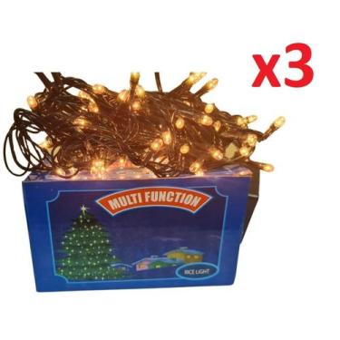 Imagem de Kit 3 Caixas C/100 Micro Lâmpadas Pisca Pisca De 4,15 Metros - Lynx