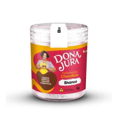 Imagem de Corante em pó Branco Para Chocolate 5g Dona Jura