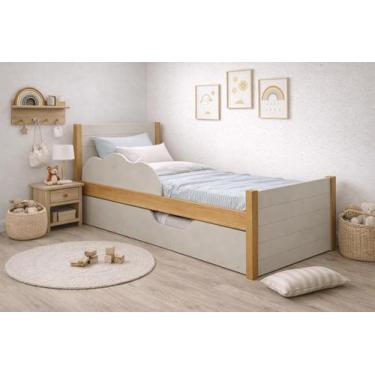 Imagem de Bicama Infantil com Proteção Elza Branco - Permobili