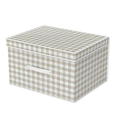 Imagem de Caixa Cesto Organizador Dobrável Multiuso Brinquedos Roupas - PGB, Cla