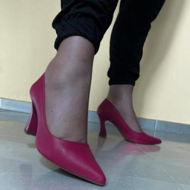 Imagem de Scarpin Salto Alto 8cm Mozione Sapato Taça Calçado Conforto Macio 18, 