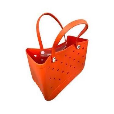 Imagem de Bolsa Eva Premium Laranja Luxo Praia Piscina Impermeável - - Allurys, 