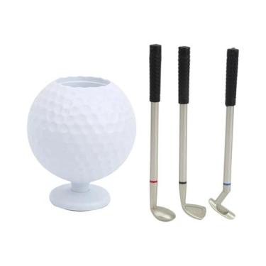 Imagem de Conjunto De Suporte Para Canetas Em Formato De Bola De Golfe, Mini Sup