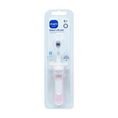 Imagem de Escova Dental Mam Babys Brush Girls 6+, Rosa